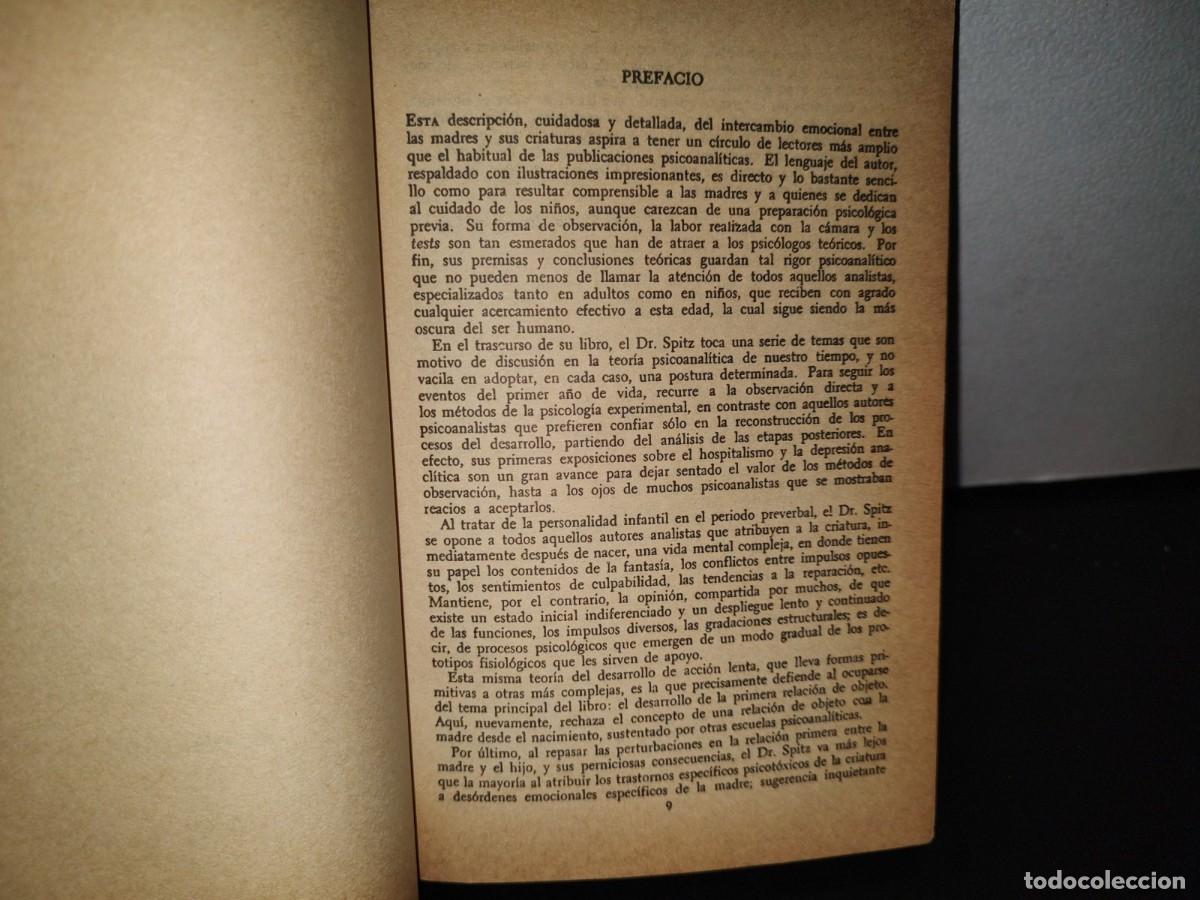 Libros de segunda mano: 80- EL PRIMER A&Ntilde;O DE VIDA DEL NI&Ntilde;O - REN&Eacute; A. SPITZ - Foto 7