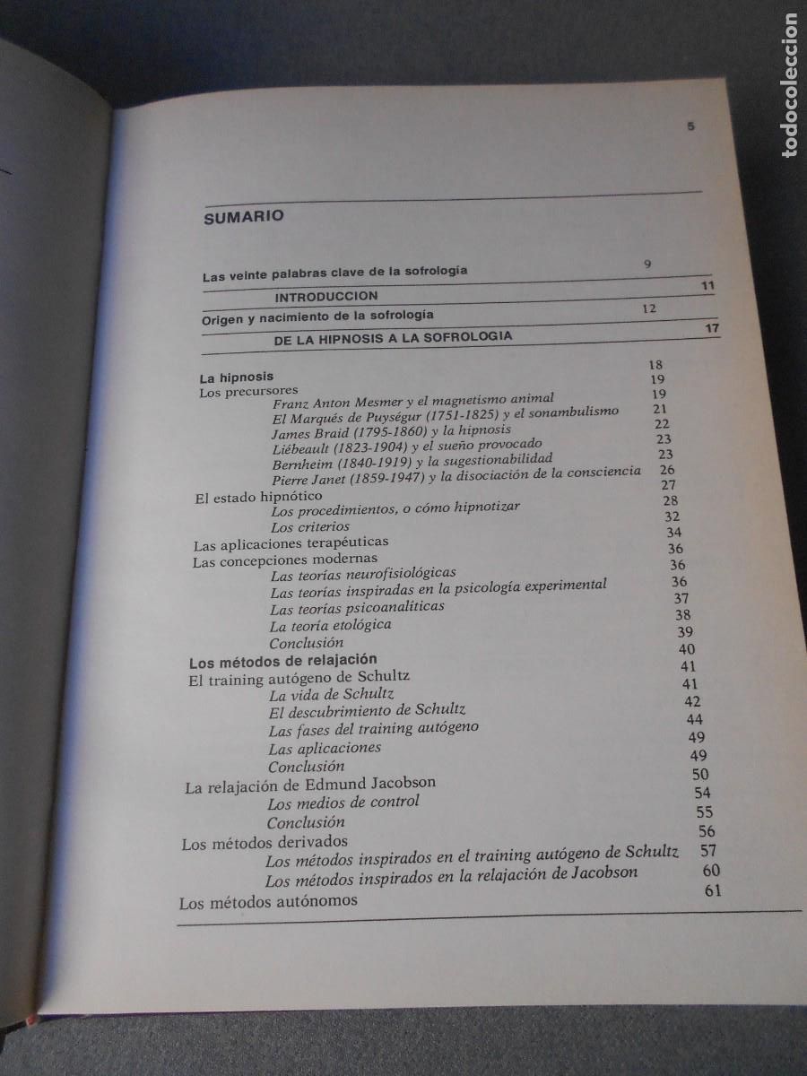 Libros de segunda mano: LA SOFROLOGIA - Foto 3