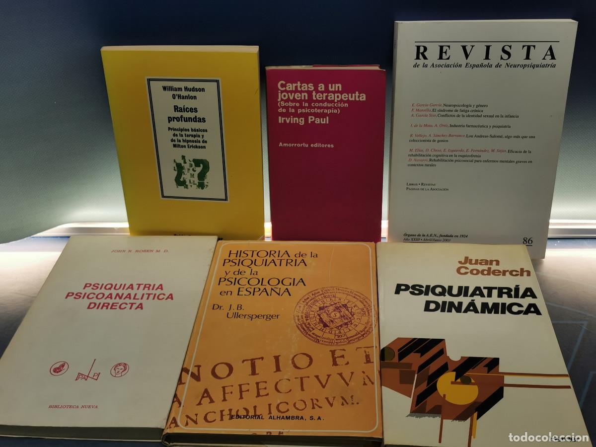 Gebrauchte B&uuml;cher: Lote 6 libros sobre psiquiatria: PSIQUIATR&Iacute;A DINAMICA, PSIQUIATRIA PSICOANALITICA DIRECTA, Cartas