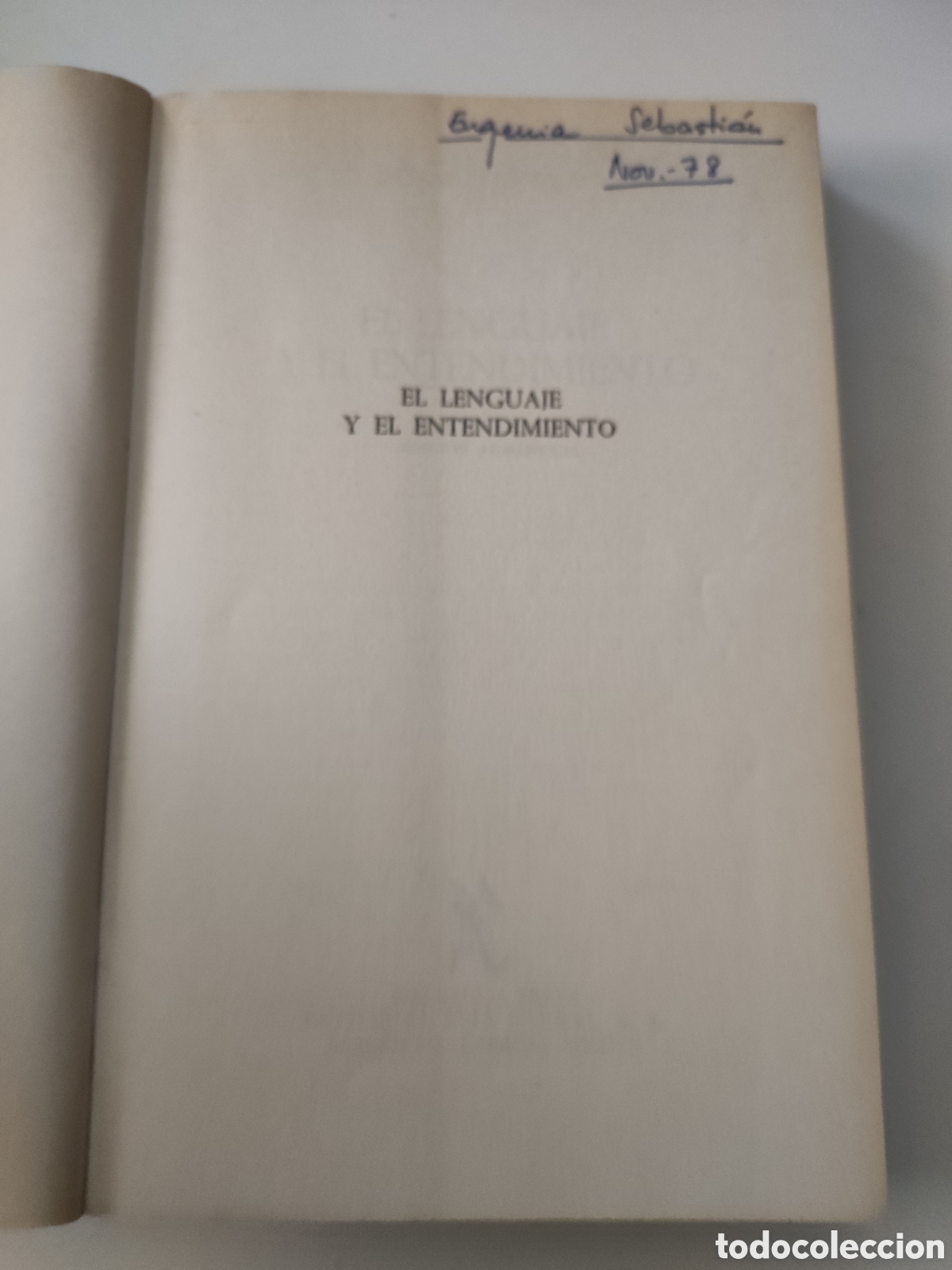 Libros de segunda mano: EL LENGUAJE Y EL ENTENDIMIENTO .- Noam CHOMSKY - Foto 3