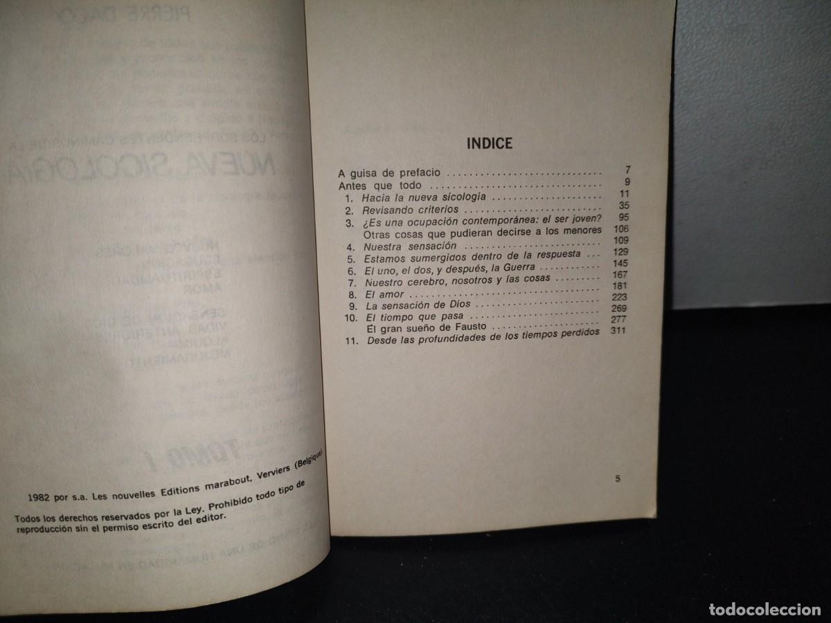 Libros de segunda mano: 83- LA NUEVA PSICOLOG&Iacute;A - PIERRE DACO - Foto 4