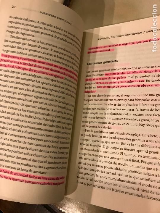 Libros de segunda mano: Sobrepeso emocional. St&eacute;phane Clerget. - Foto 4