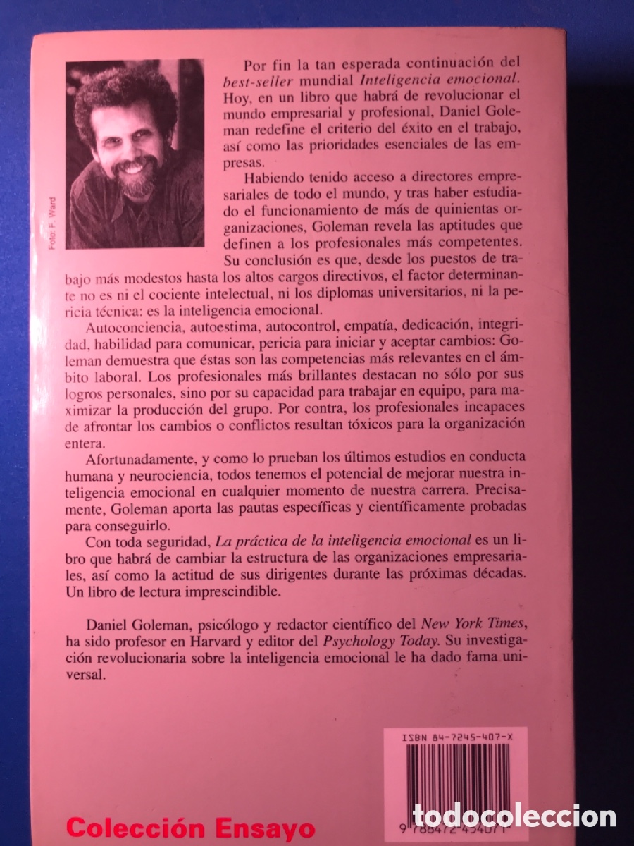 Libros de segunda mano: LA PR&Aacute;CTICA DE LA INTELIGENCIA EMOCIONAL - Foto 2