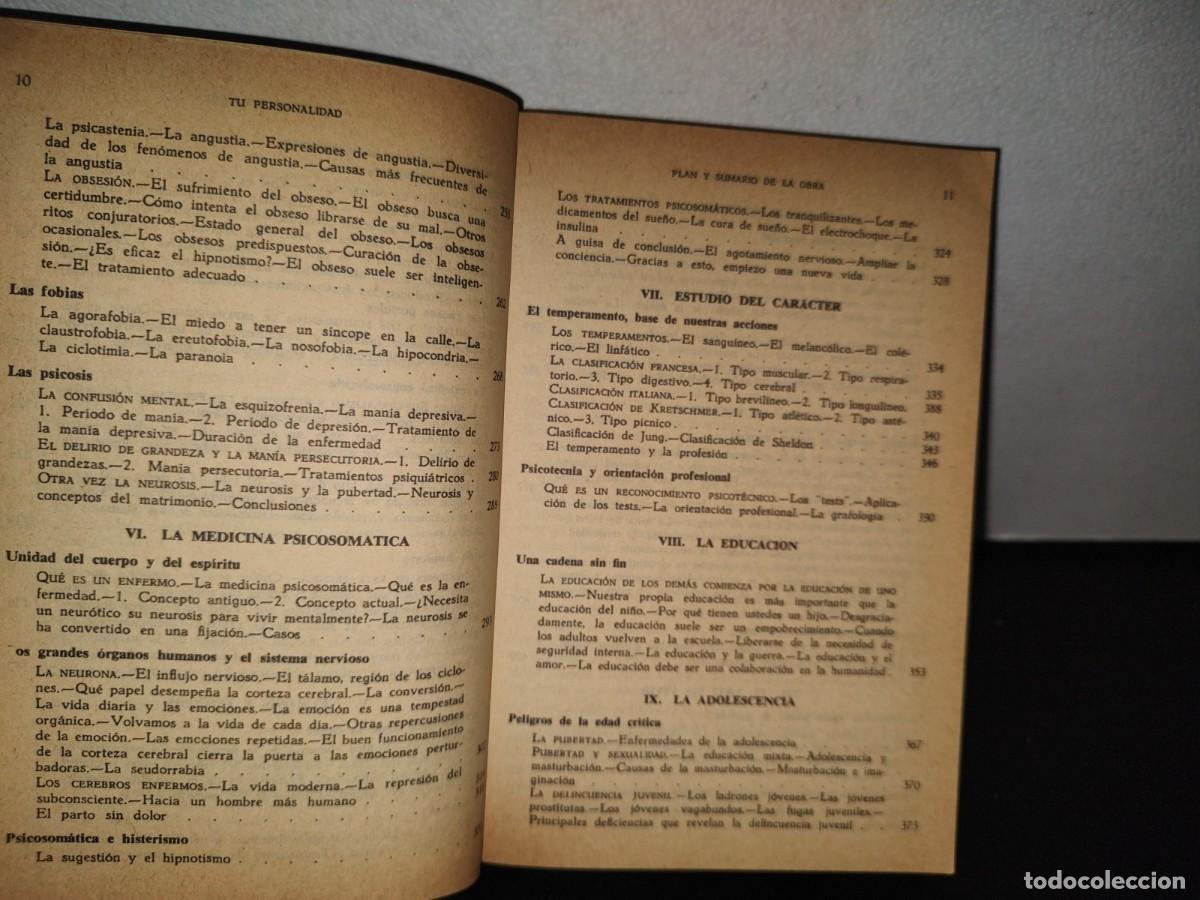 Libros de segunda mano: 84- TU PERSONALIDAD - PIERRE DACO - 1972 - Foto 8