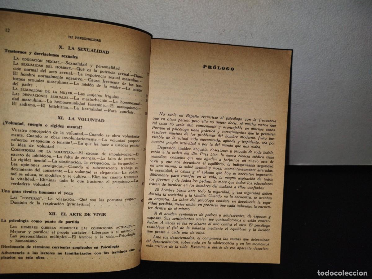 Libros de segunda mano: 84- TU PERSONALIDAD - PIERRE DACO - 1972 - Foto 9