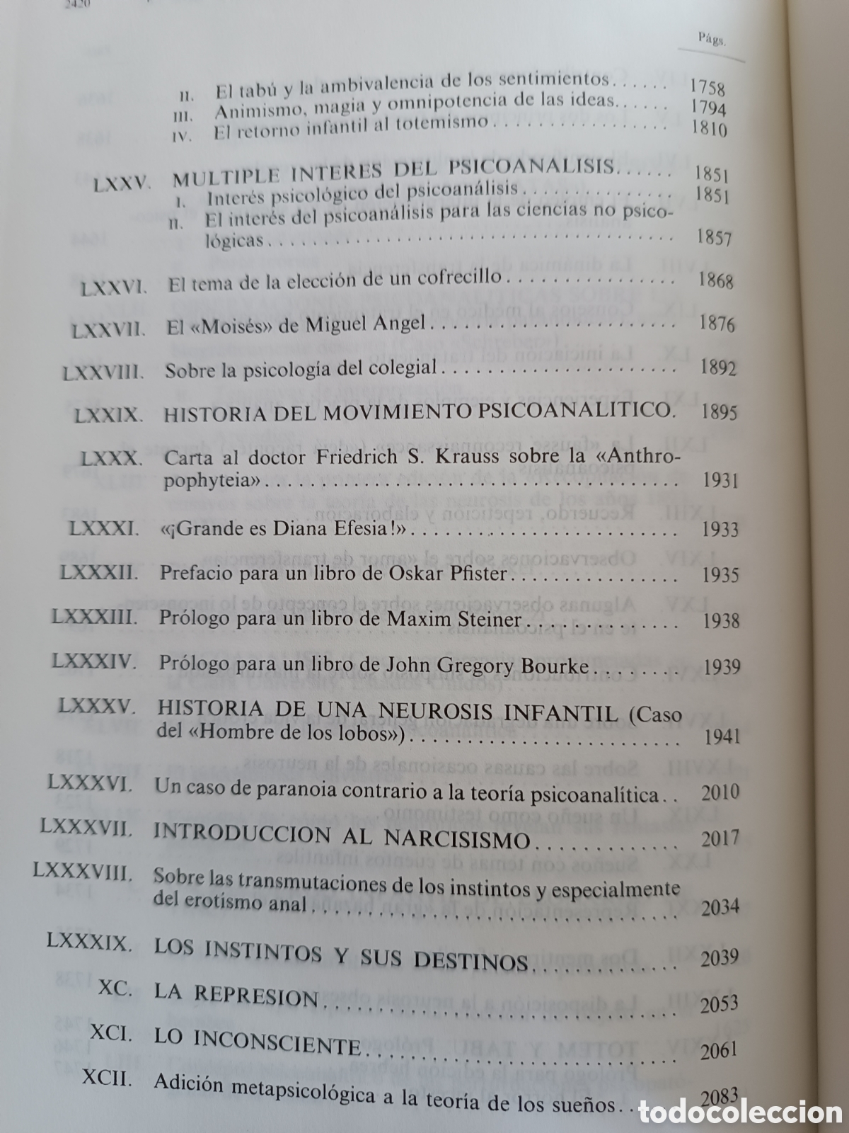 Libros de segunda mano: SIGMUND FREUD OBRAS COMPLETAS  3 Tomos - Foto 21