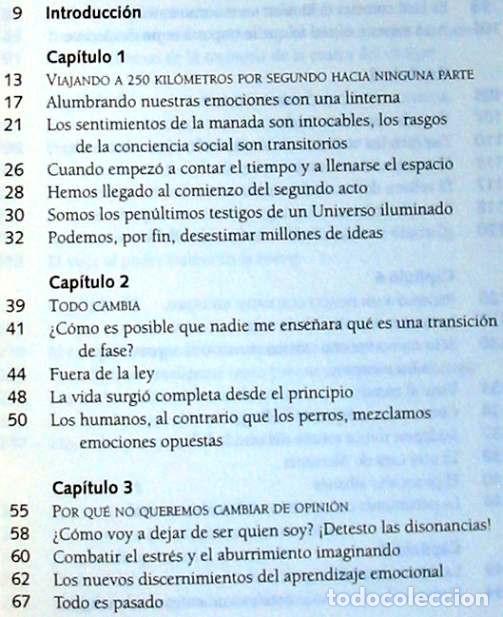 Libros de segunda mano: EL VIAJE AL PODER DE LA MENTE - EDUARDO PUNSET - CIRCULO DE LECTORES 2010 - VER INDICE - Foto 3