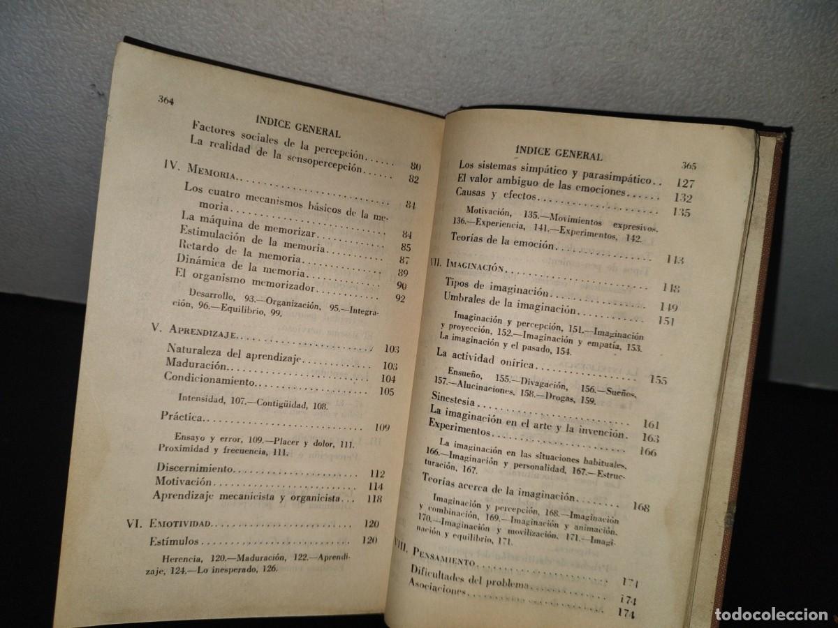 Libros de segunda mano: 82- INTRODUCCI&Oacute;N A LA PSICOLOG&Iacute;A - WERNER WOFF - 1967 - Foto 7
