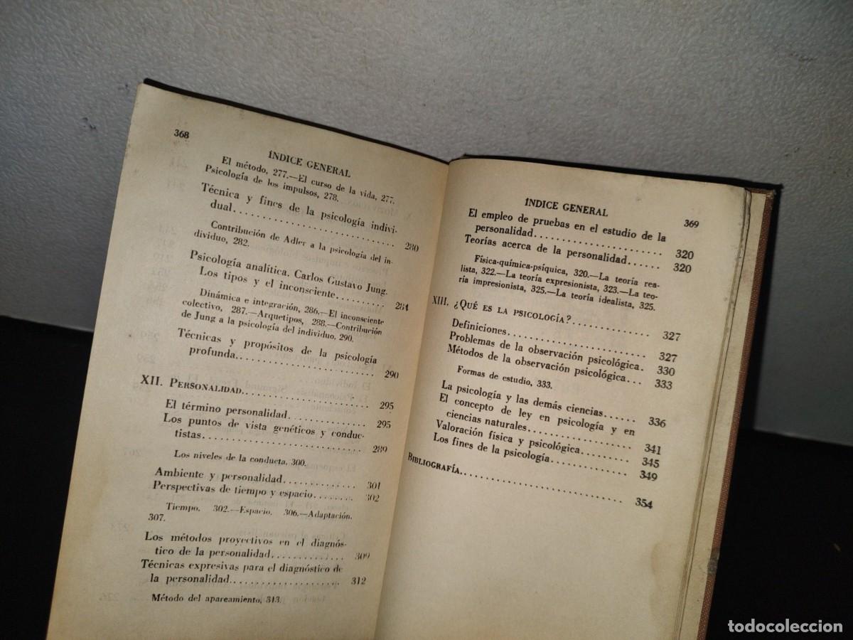 Libros de segunda mano: 82- INTRODUCCI&Oacute;N A LA PSICOLOG&Iacute;A - WERNER WOFF - 1967 - Foto 9