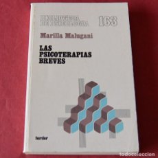 Libros de segunda mano: LAS PSICOTERAPIAS BREVES - MARILLA MALUGANI - BIBLIOTECA DE PSICOLOGIA 163