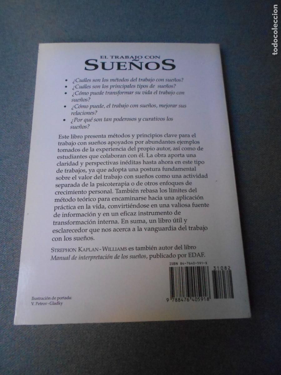 Libros de segunda mano: EL TRABAJO CON SUE&Ntilde;OS - Foto 4