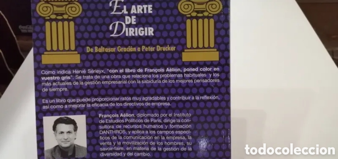 Libros de segunda mano: El arte de dirigir De Gracian a Ducker - Foto 2