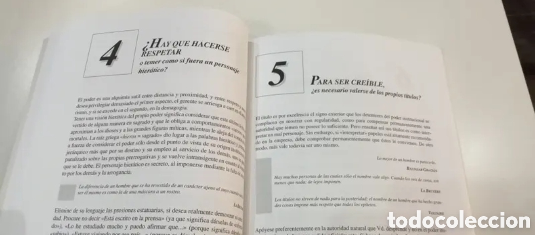 Libros de segunda mano: El arte de dirigir De Gracian a Ducker - Foto 8
