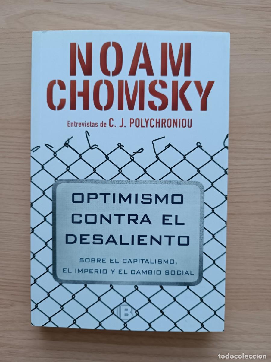 Libros de segunda mano: Optimismo contra el desaliento - Noam Chomsky. - Foto 1