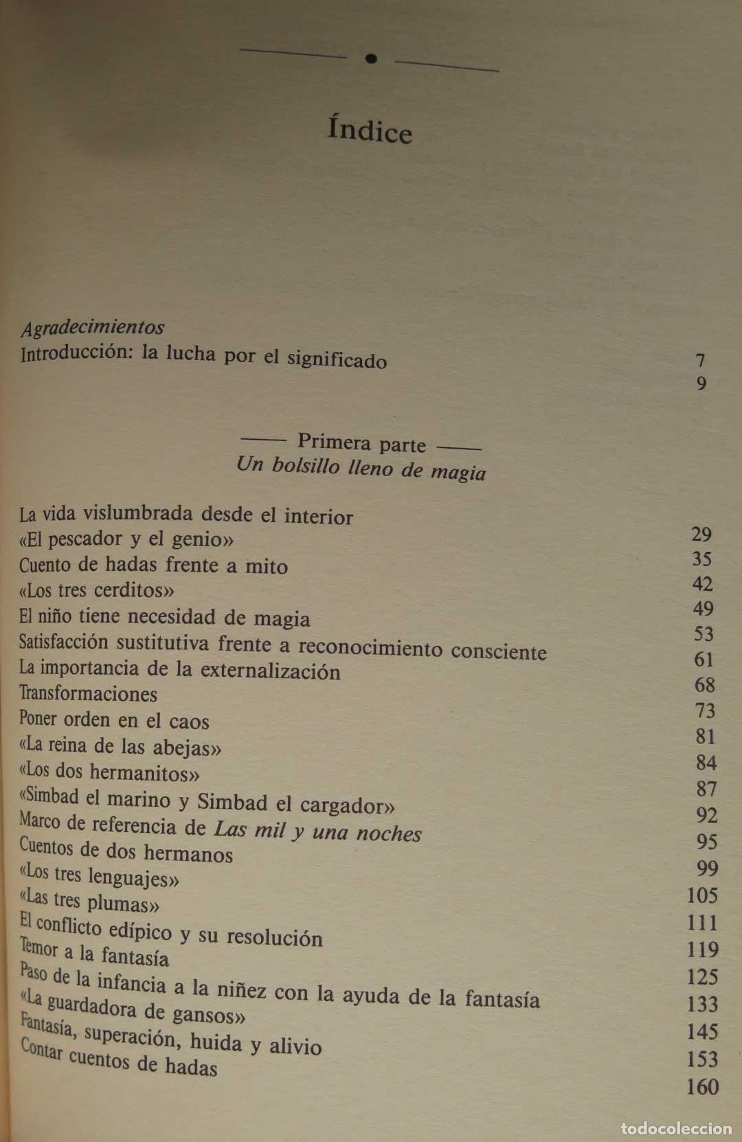 Libros de segunda mano: Psicoan&aacute;lisis de los cuentos de hadas. Bruno Bettelheim - Foto 2