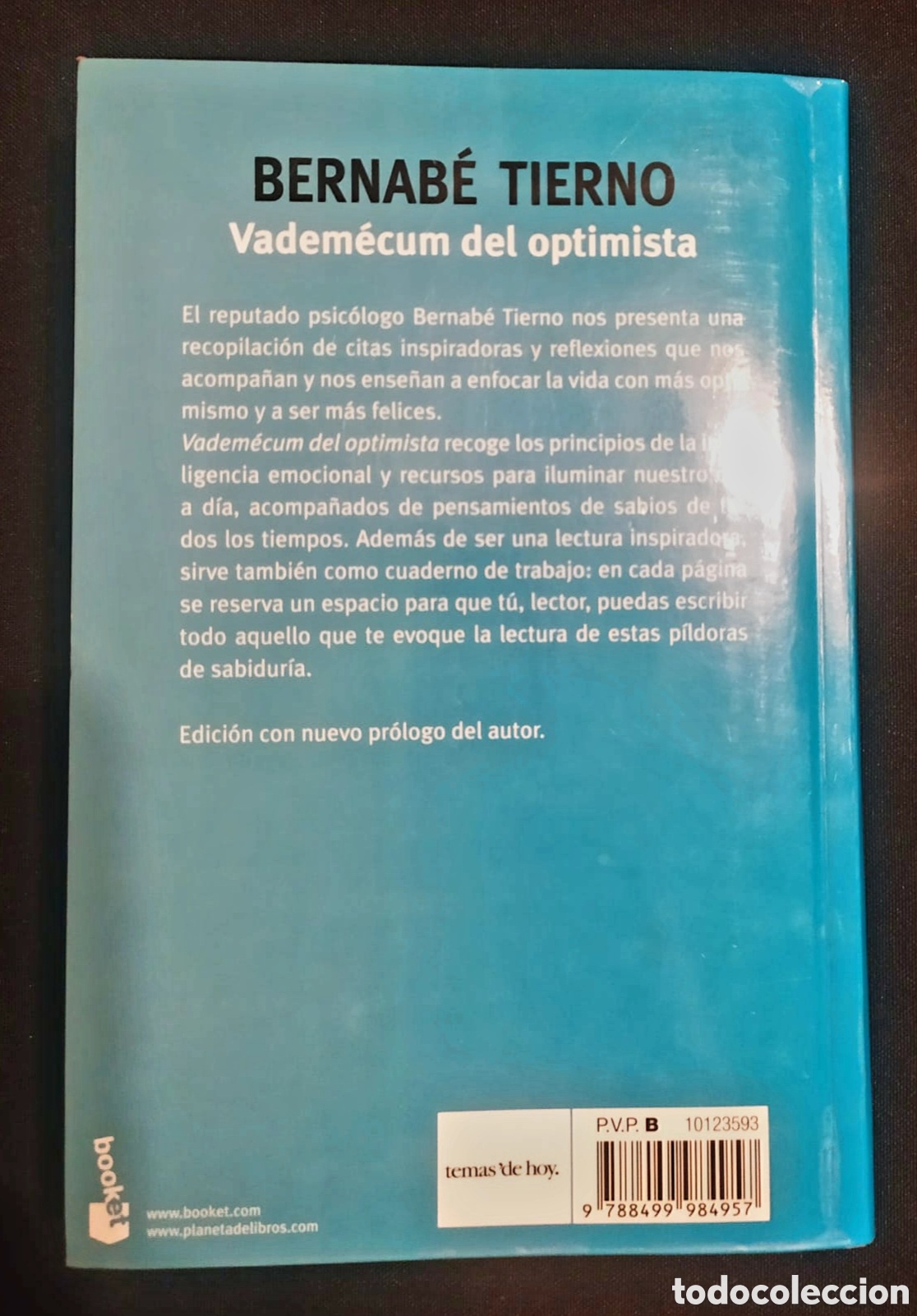 Libros de segunda mano: BERNAB&Eacute; TIERNO. EL VADEM&Eacute;CUM DEL OPTIMISTA - Foto 2