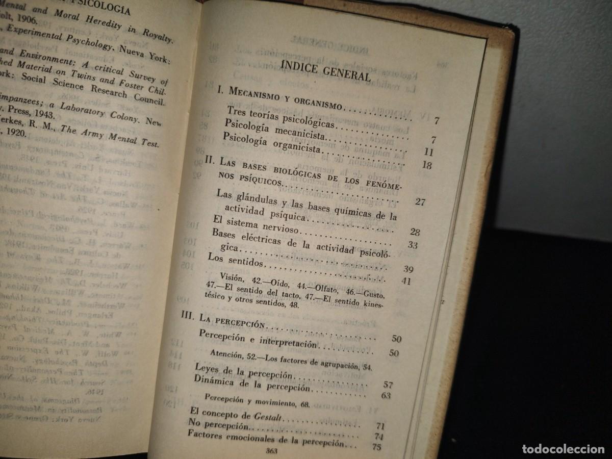 Libros de segunda mano: 134- INTRODUCCI&Oacute;N A LA PSICOLOG&Iacute;A - WERNER WOLFF - Foto 5
