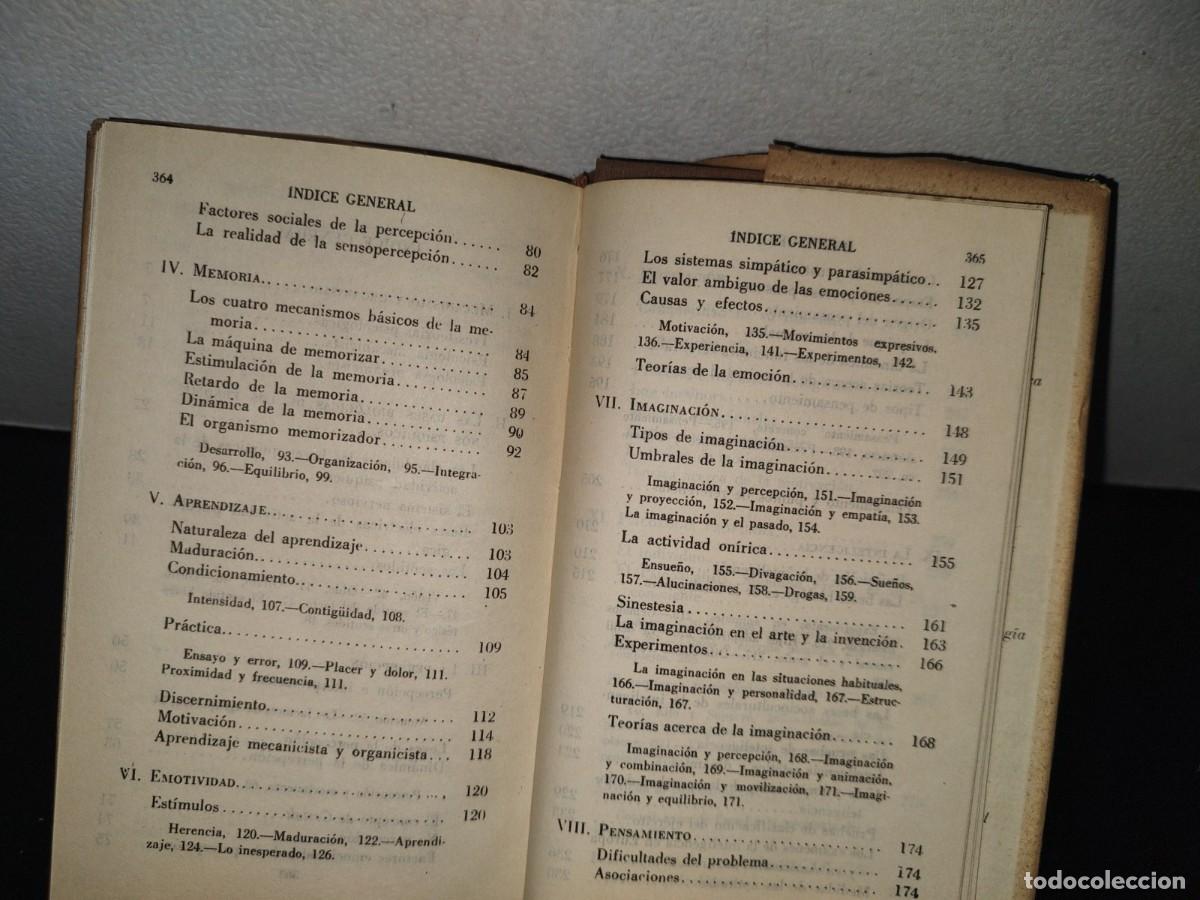 Libros de segunda mano: 134- INTRODUCCI&Oacute;N A LA PSICOLOG&Iacute;A - WERNER WOLFF - Foto 6