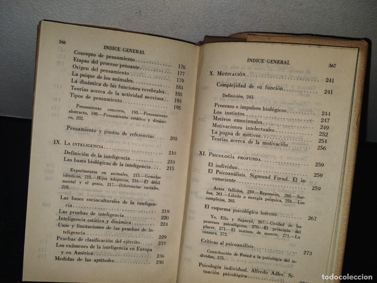 Libros de segunda mano: 134- INTRODUCCI&Oacute;N A LA PSICOLOG&Iacute;A - WERNER WOLFF - Foto 7