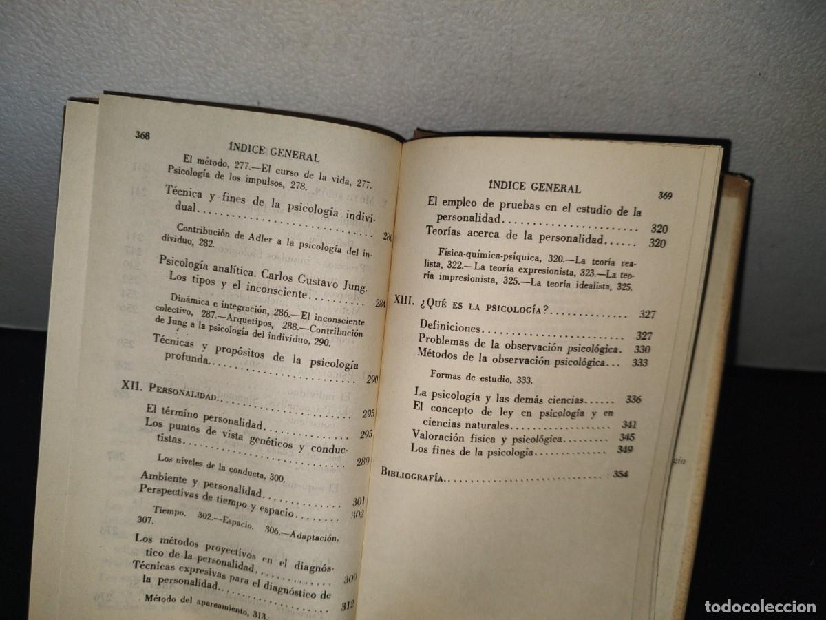 Libros de segunda mano: 134- INTRODUCCI&Oacute;N A LA PSICOLOG&Iacute;A - WERNER WOLFF - Foto 8