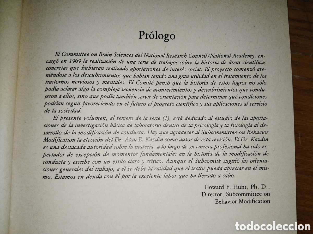 Libros de segunda mano: Historia de la modificaci&oacute;n de conducta. Alan E. Kazdin - Foto 2