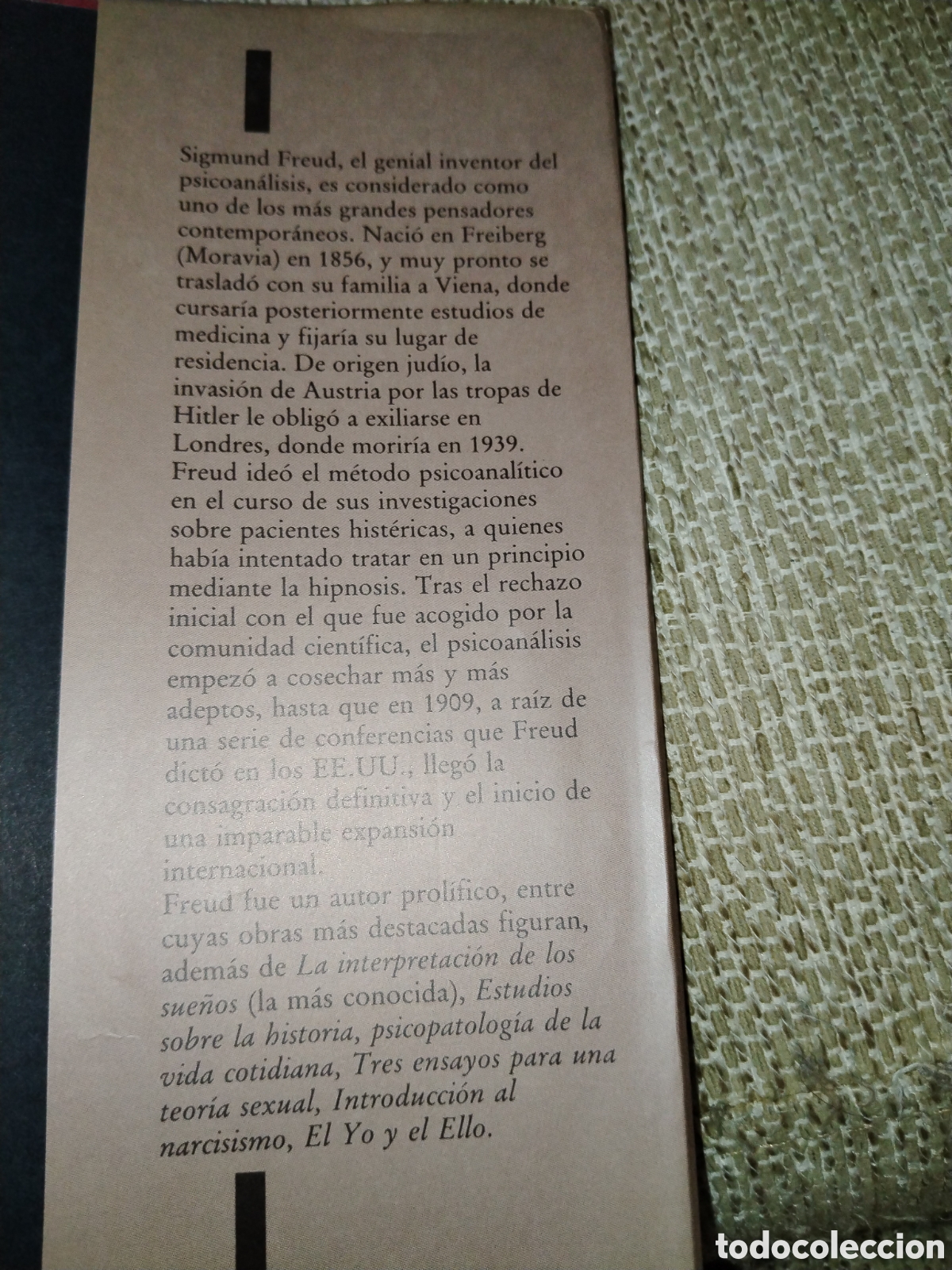 Libros de segunda mano: La interpretaci&oacute;n de los sue&ntilde;os. Sigmund Freud. C&iacute;rculo de lectores - Foto 5
