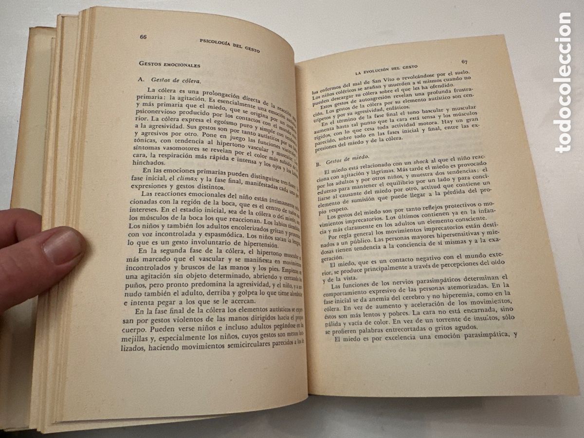 Libros de segunda mano: PSICOLOG&Iacute;A DEL GESTO / CHARLOTTE WOLFF - Foto 6