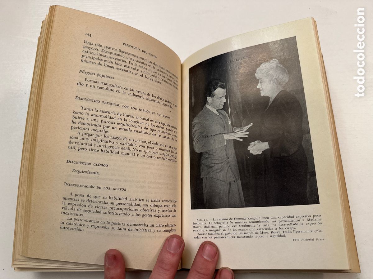 Libros de segunda mano: PSICOLOG&Iacute;A DEL GESTO / CHARLOTTE WOLFF - Foto 7