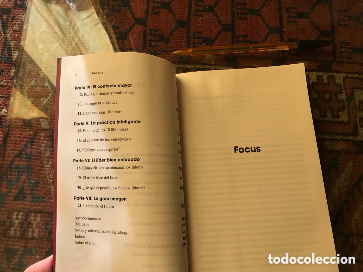 Libros de segunda mano: Focus. Daniel Goleman. Kair&oacute;s. Como nuevo - Foto 5