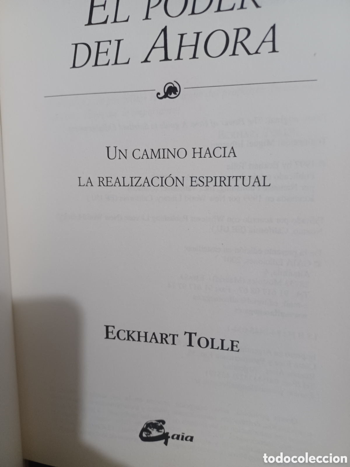Libros de segunda mano: Barybook 179.. . El poder del ahora espiritual Eckart Tolle Gaia - Foto 4
