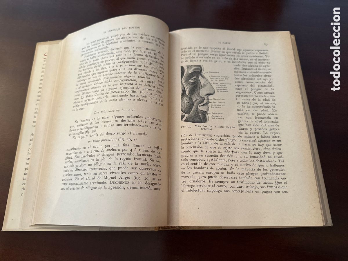 Libros de segunda mano: FRITZ LANGE : EL LENGUAJE DEL ROSTRO (MIRACLE, 1951) - Foto 7