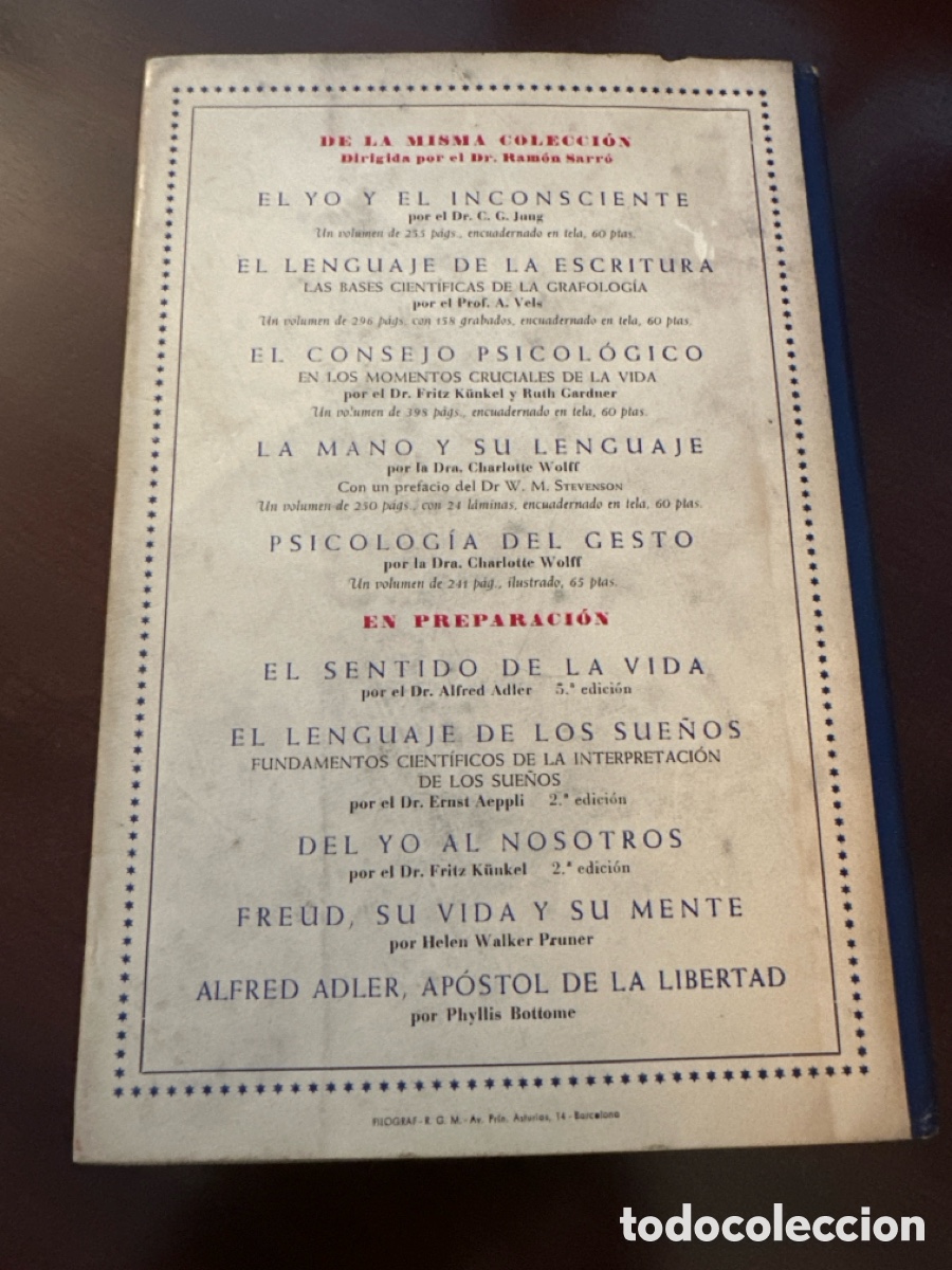 Libros de segunda mano: FRITZ LANGE : EL LENGUAJE DEL ROSTRO (MIRACLE, 1951) - Foto 11