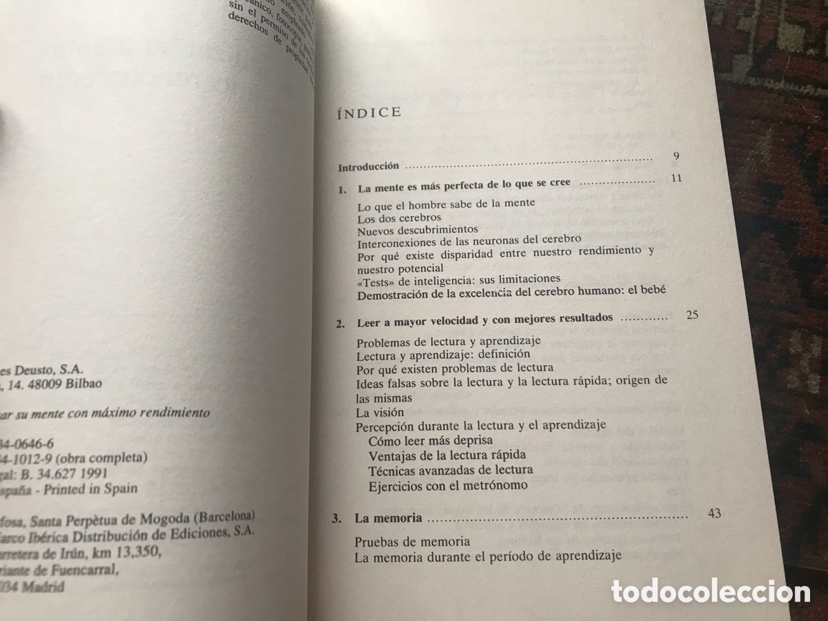 Libros de segunda mano: C&oacute;mo utilizar su mente con m&aacute;ximo rendimiento. Biblioteca Deusto. Como nuevo - Foto 3
