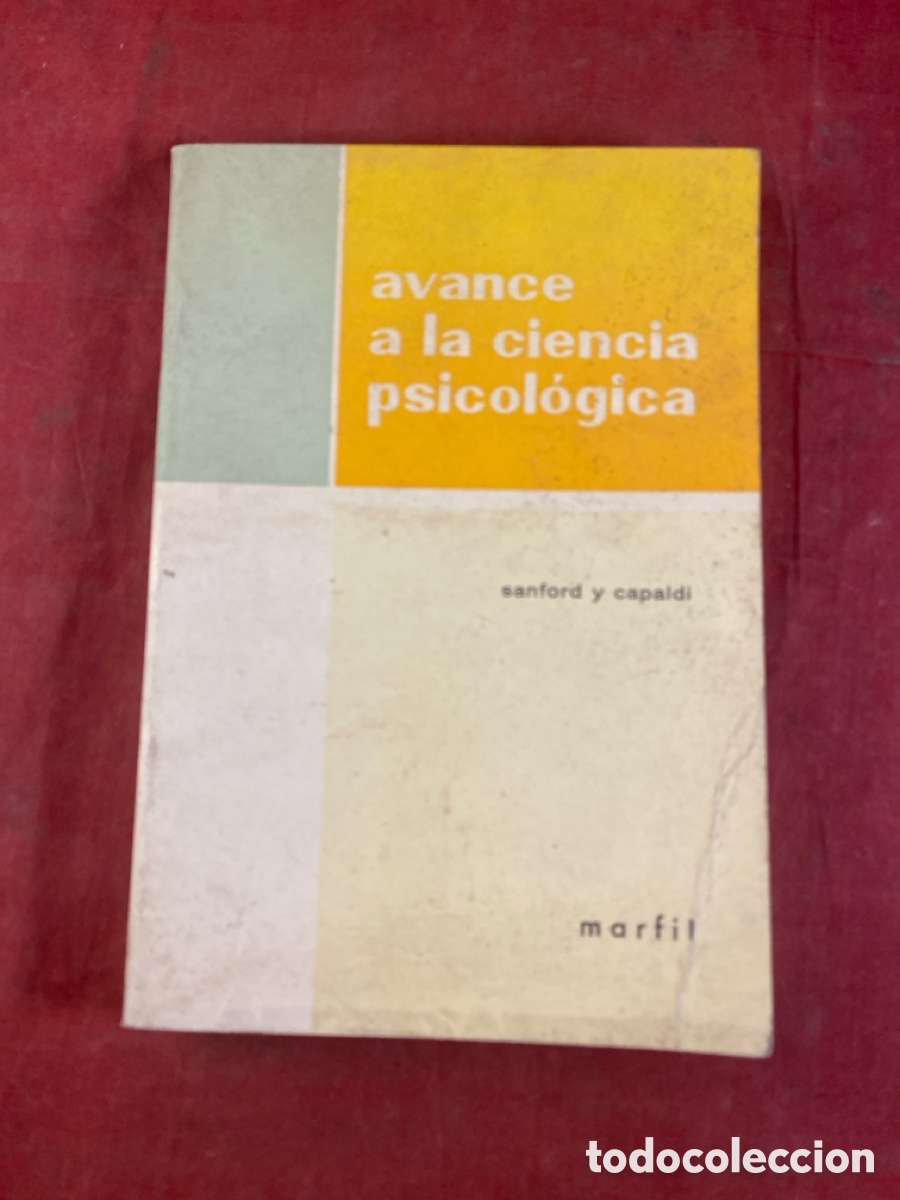 Second hand books: AVANCE A LA CIENCIA PSICOL&Oacute;GICA