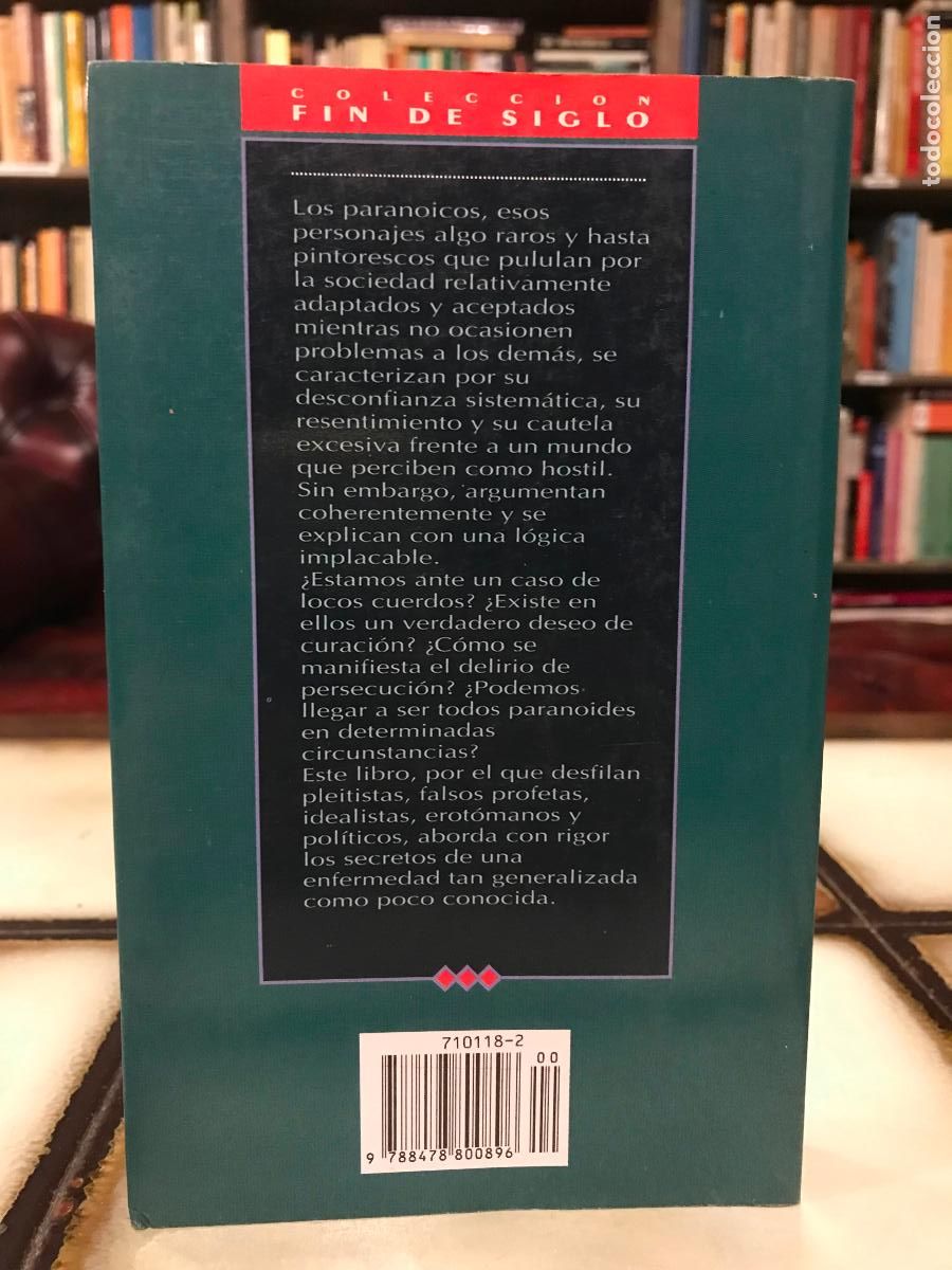 Libros de segunda mano: La paranoia. Enrique Gonz&aacute;lez Duro. - Foto 2