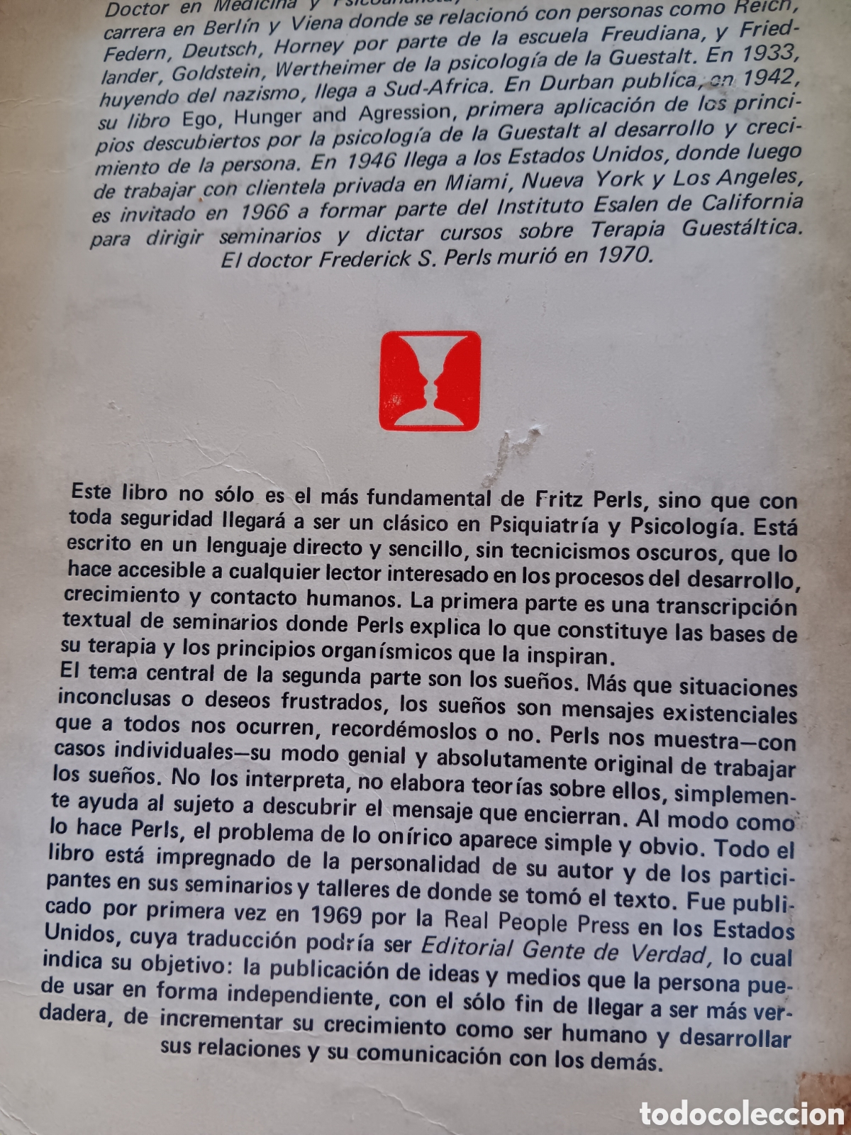 Libros de segunda mano: Fritz Perls. Sue&ntilde;os y existencia - Foto 3