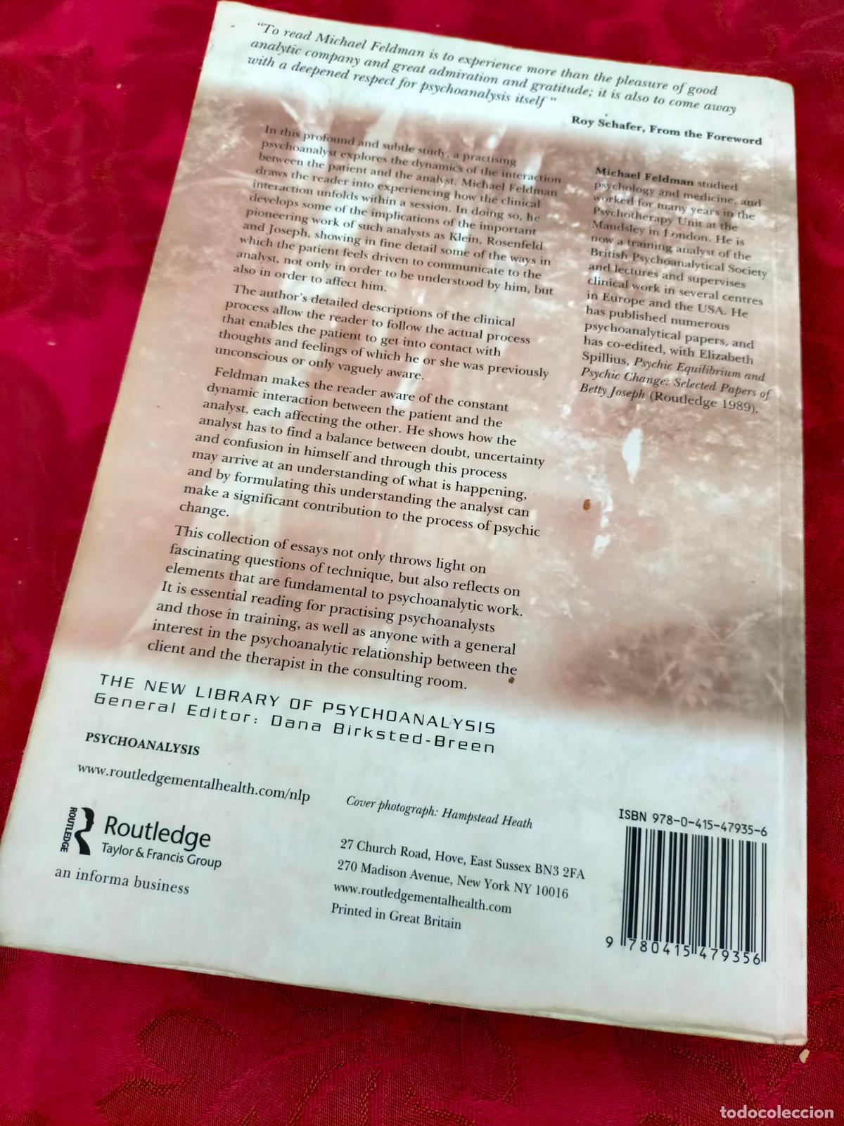 Libros de segunda mano: Doubt, conviction and the analytic process selected papers of Michael Feldman psychoanalysis - Foto 6