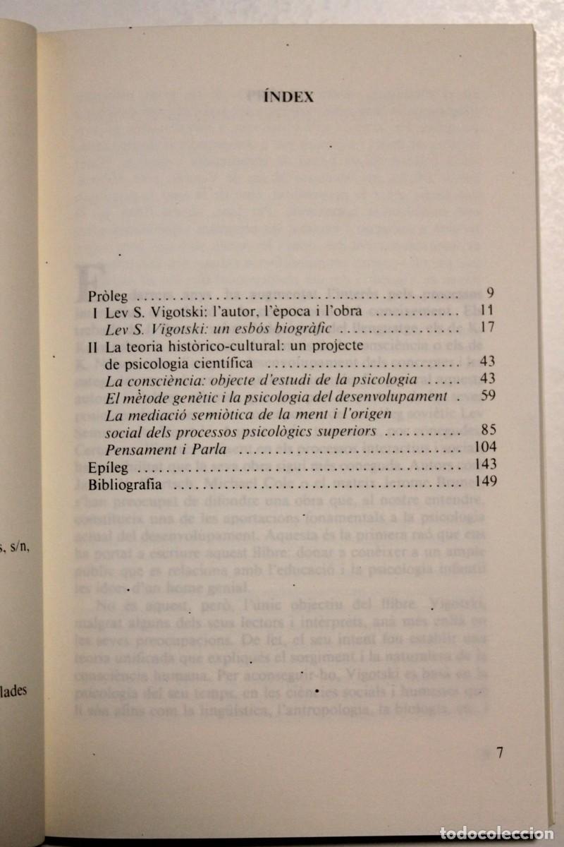 Libros de segunda mano: Ignasi Vila - Vigotski : La mediaci&oacute; semi&ograve;tica de la ment - Eumo - Foto 3