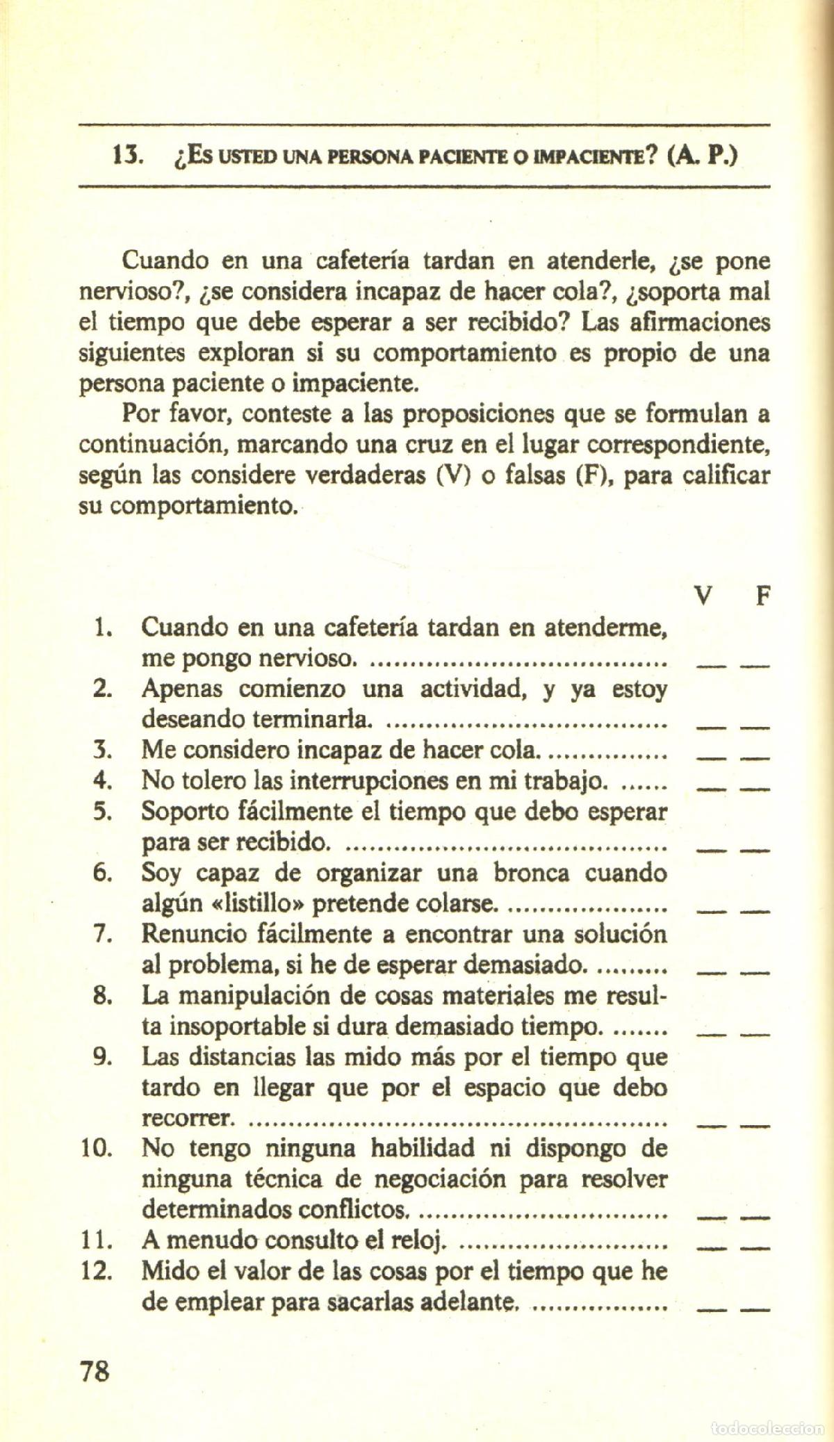 Libros de segunda mano: El libro de los tests - Duenas, Maria - Foto 3