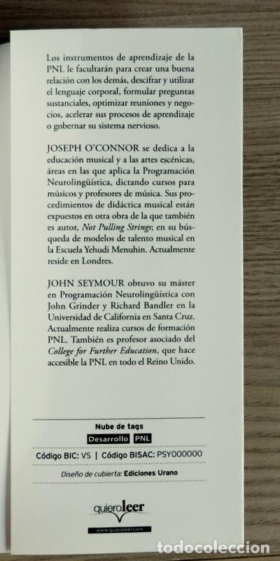 Libros de segunda mano: INTRODUCCION A LA PNL - JOSEPH O&acute;CONNOR Y JOHN SEYMOUR - Foto 3