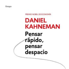 Libros de segunda mano: PENSAR RÁPIDO, PENSAR DESPACIO. - KAHNEMAN, DANIEL.
