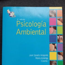 Libros de segunda mano: PSICOLOGIA AMBIENTAL - J.A. ARAGONES Y MARIA AMERIGO (COORDS)