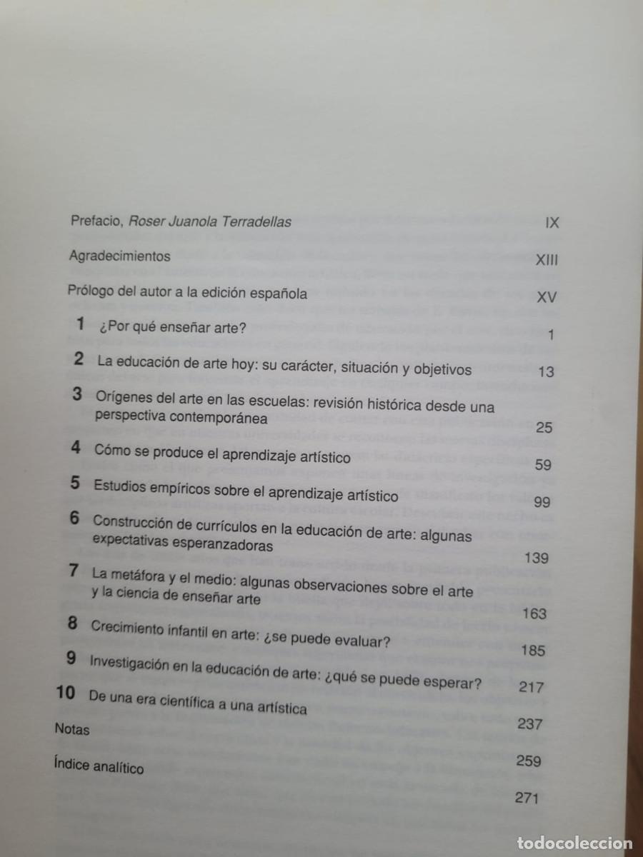 Libros de segunda mano: EDUCAR LA VISION ARTISTICA - ELLIOT W. EISNER - Foto 3