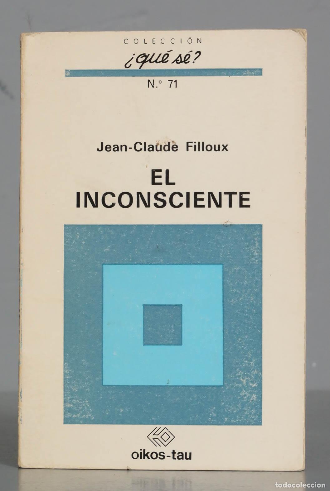 Libros de segunda mano: El Inconsciente. Jean Claude Filloux - Foto 1