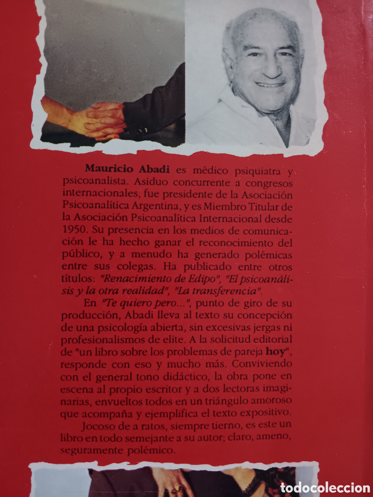 Libros de segunda mano: Mauricio Abadi. Te quiero, pero... - Foto 2