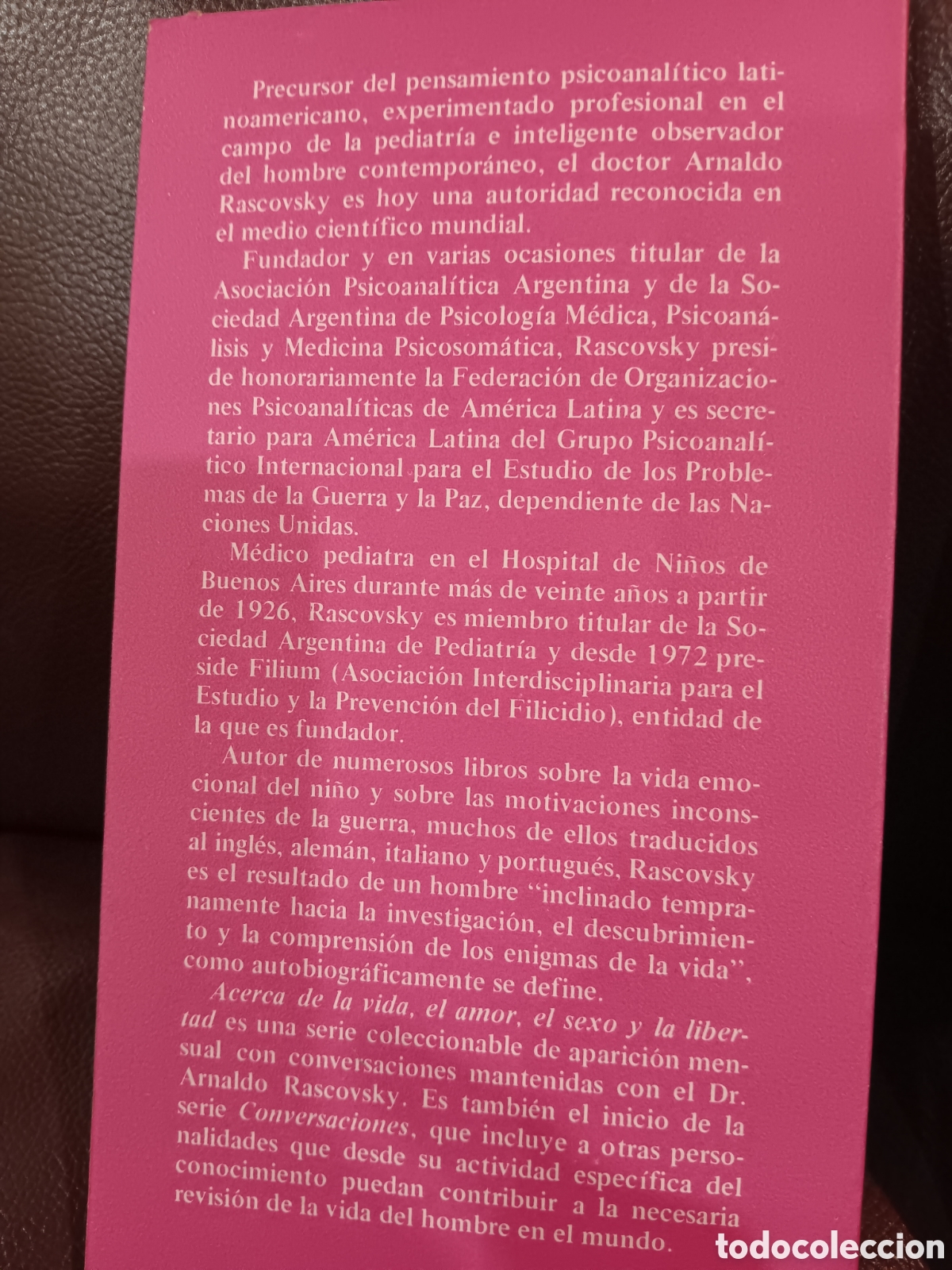 Libros de segunda mano: Conversaciones con Rascovsky. 3 tomos - Foto 2