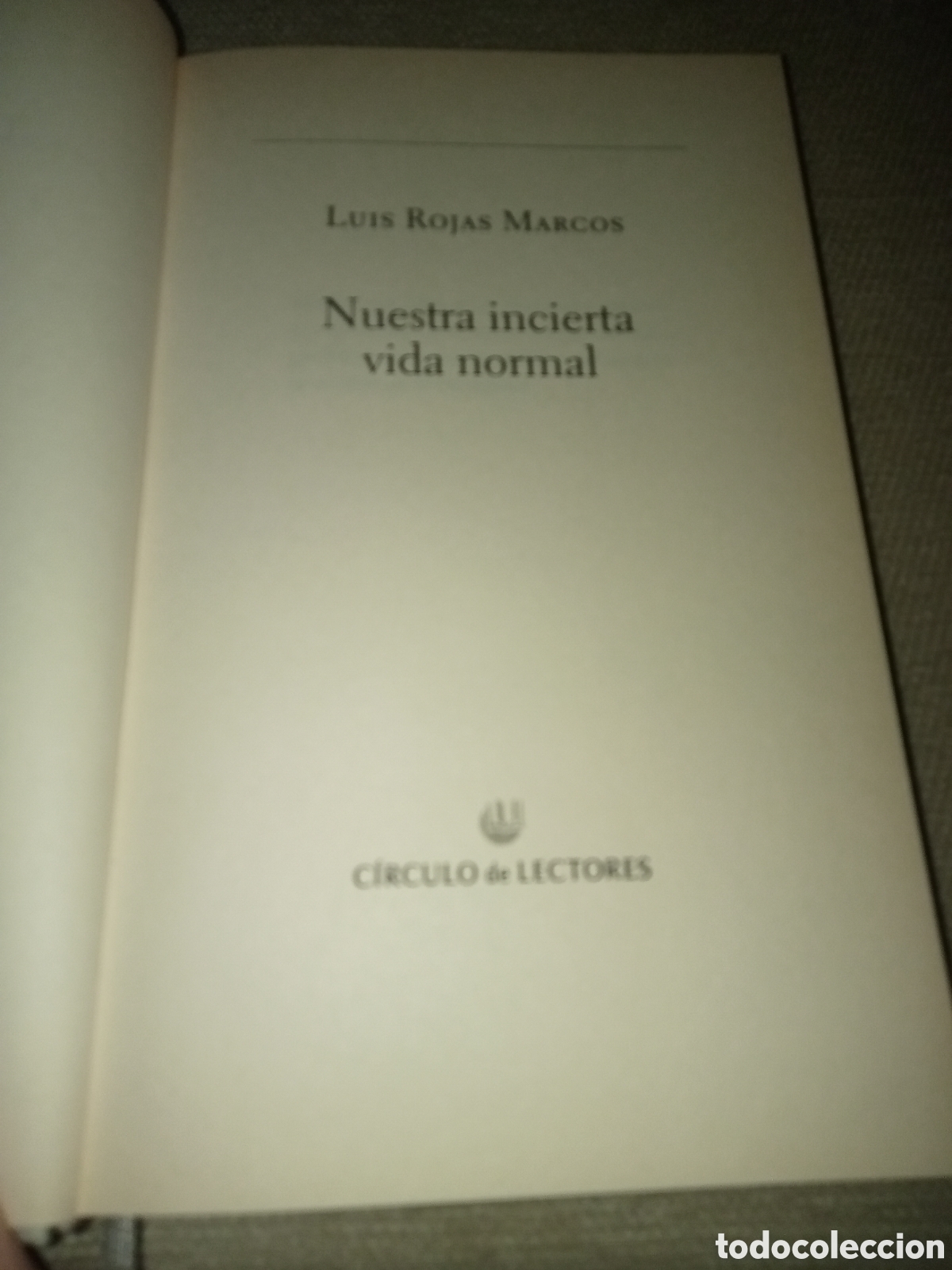 Libros de segunda mano: Nuestra incierta vida normal - Foto 3