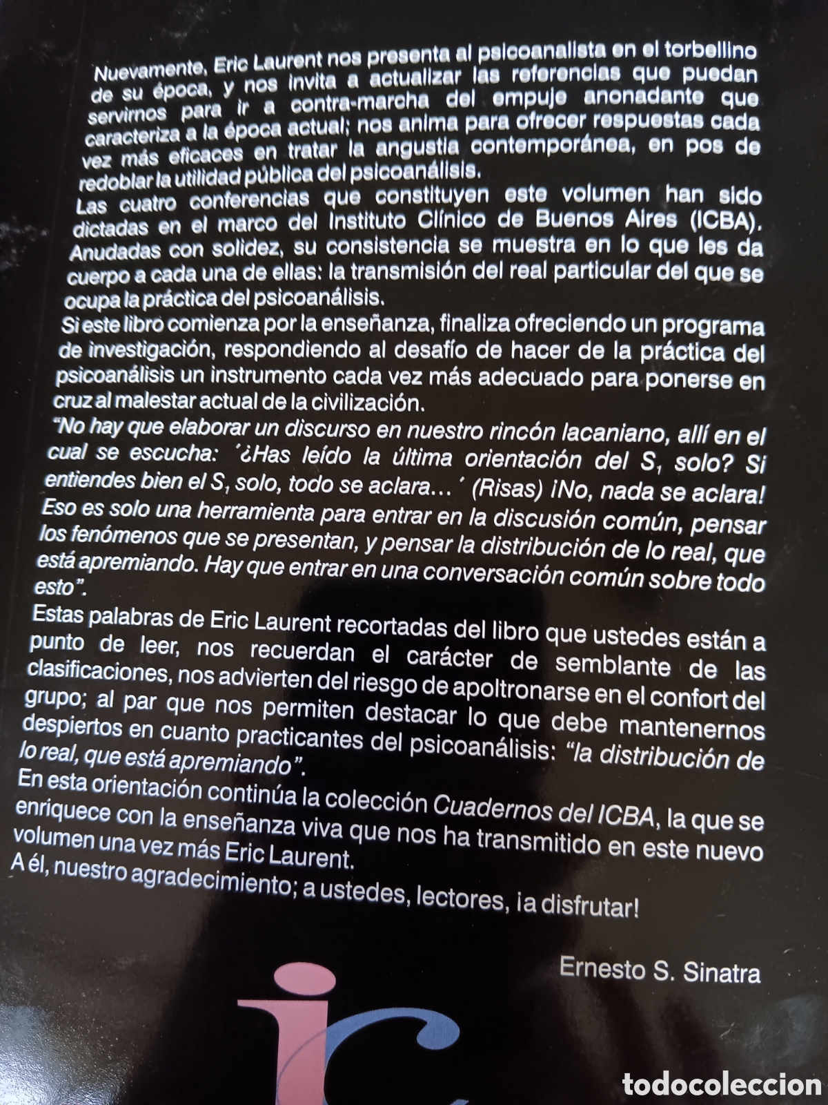 Libros de segunda mano: Eric Laurent. &iquest;C&oacute;mo se ense&ntilde;a la cl&iacute;nica? - Foto 2