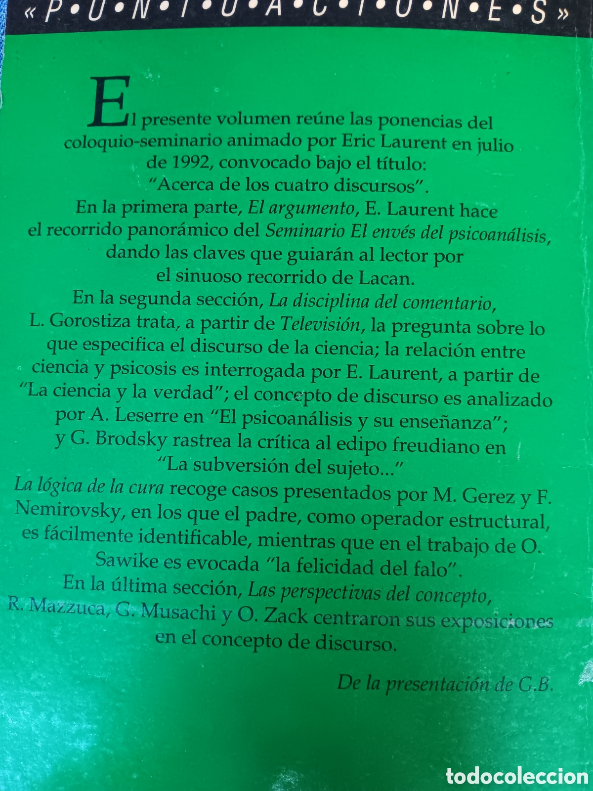 Libros de segunda mano: Eric Laurent. Lacan y los discursos - Foto 2