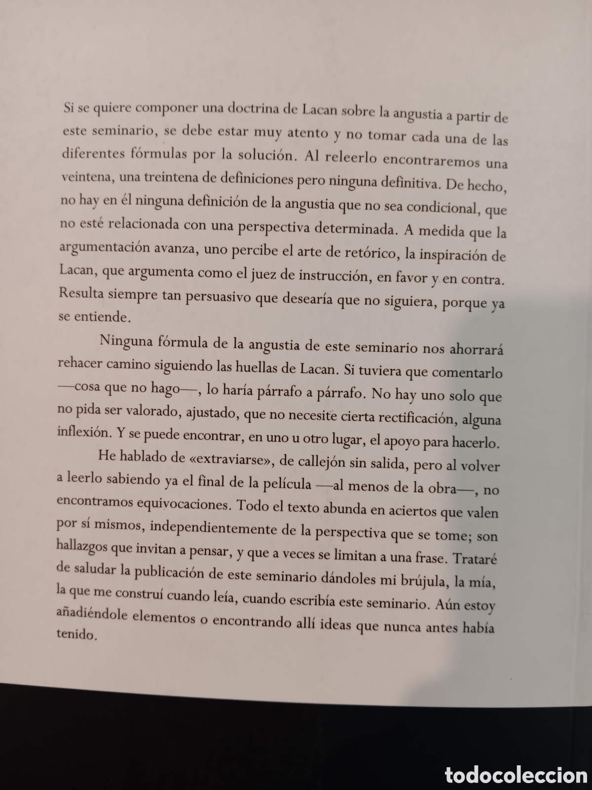 Libros de segunda mano: Jacques-Alain Miller. La angustia - Foto 2